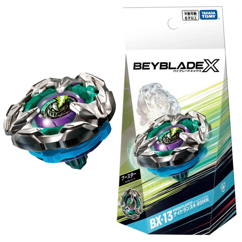 TAKARA TOMY Beyblade X BX-13 Knight Lance 4-80HN Booster Japan