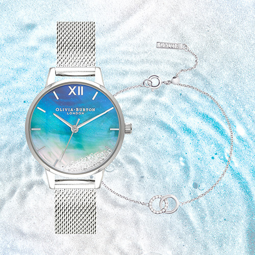 オリビア・バートン腕時計「 アンダーザシー ウィッシングウェーブ
