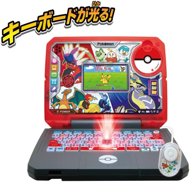 ポケモンタイピングPC「業界初の光るキーボードが画期的