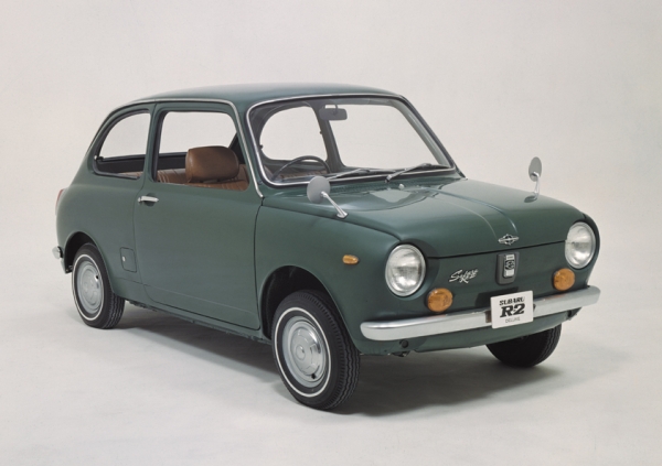 スバル R-2 (1969-1973)：スバル360の後継モデルとして登場するも短命