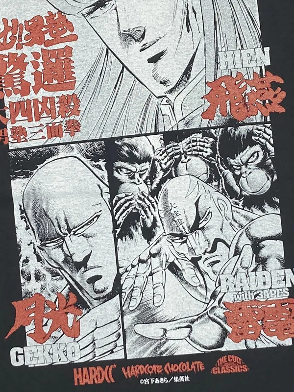 魁!!男塾/関東豪学連（三面拳スミ） – プロレス専門店バックドロップ