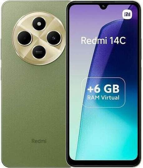 Xiaomi Redmi 14C Dual SIM (6GB/128GB) Sage Green | Skroutz.mt