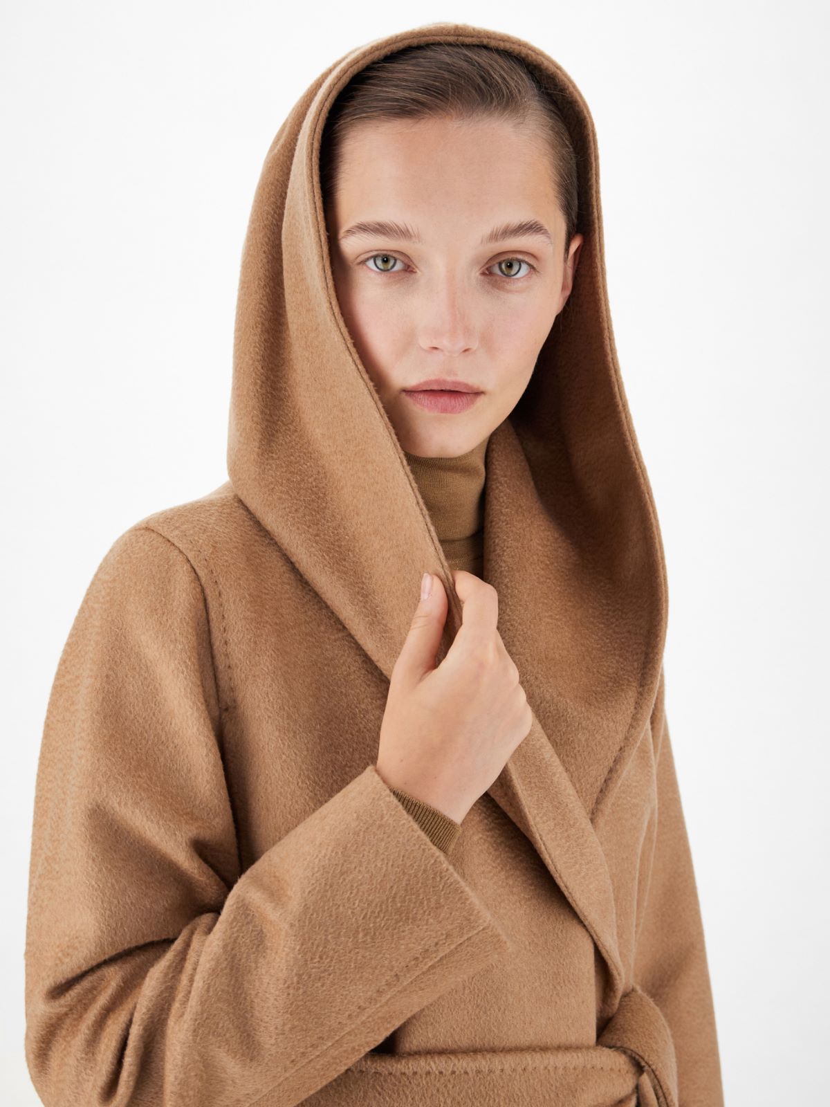 リアルト] ピュア キャメル フーデット コート, camel | Max Mara