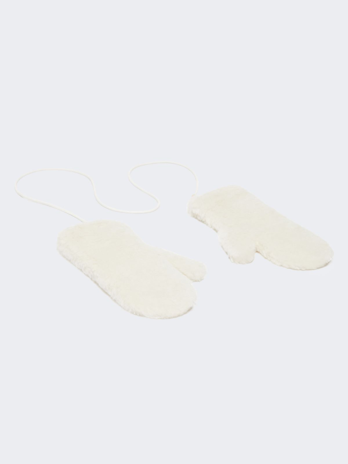 オンブラート] テディベア ミトン, optical white | Max Mara