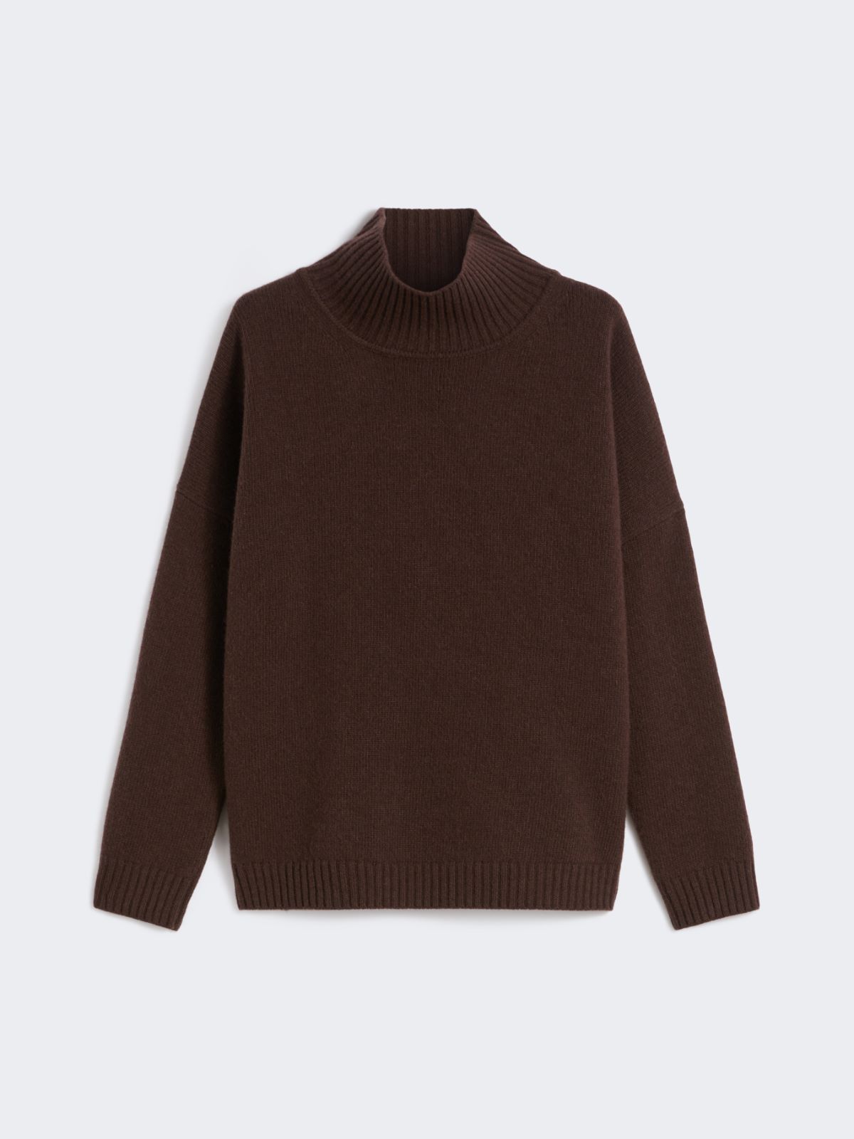 Wool knit turtleneck jumper, chocolate | Weekend Max Mara