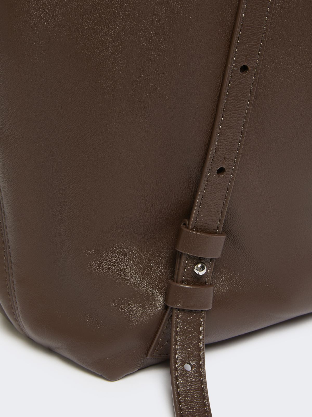 Nappa leather backpack, brown | Weekend Max Mara