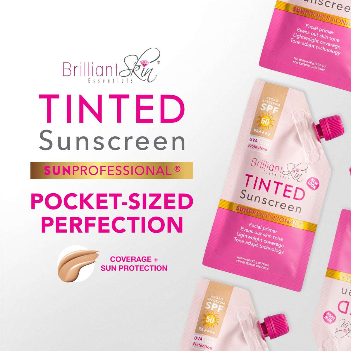Brilliant Skin Tinted Sunscreen SPF50 PA+++ 20g | Skin Care NZ