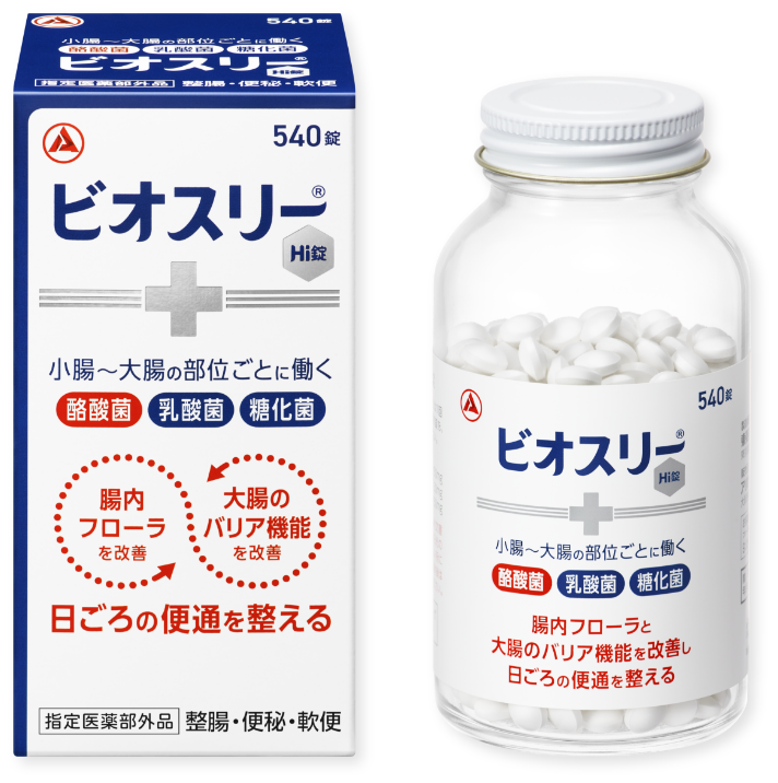 整腸剤ビオスリー製品情報 | おなかの不調、整腸、便秘、軟便には酪酸