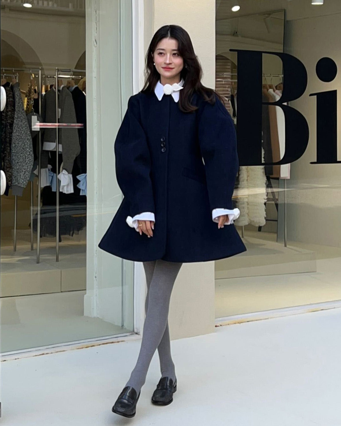 DORIAN JACKET DRESS/158cm/着用サイズF｜Bibiy.