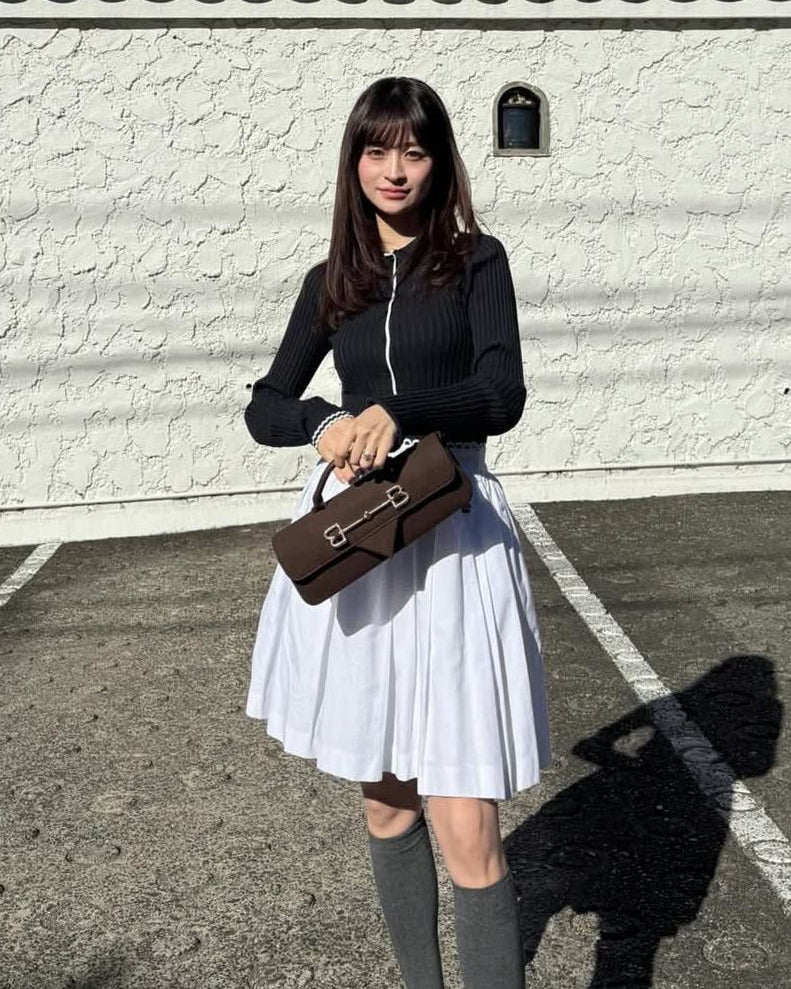 BIBIY. MADE | ANITA STAR CARDIGAN NAVY｜Bibiy.