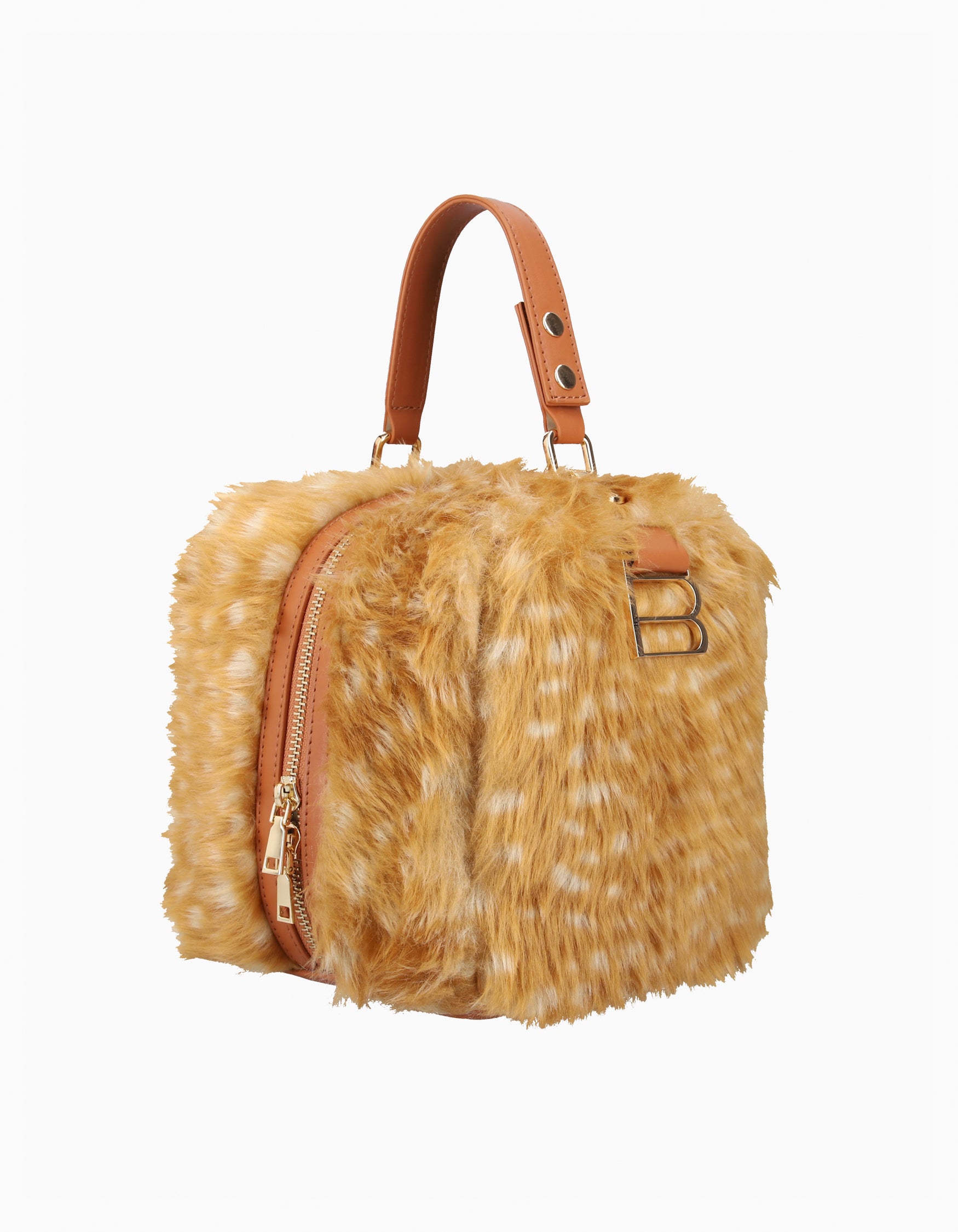 BIBIY. MADE | B. FUR BOX BAG BROWN｜Bibiy.
