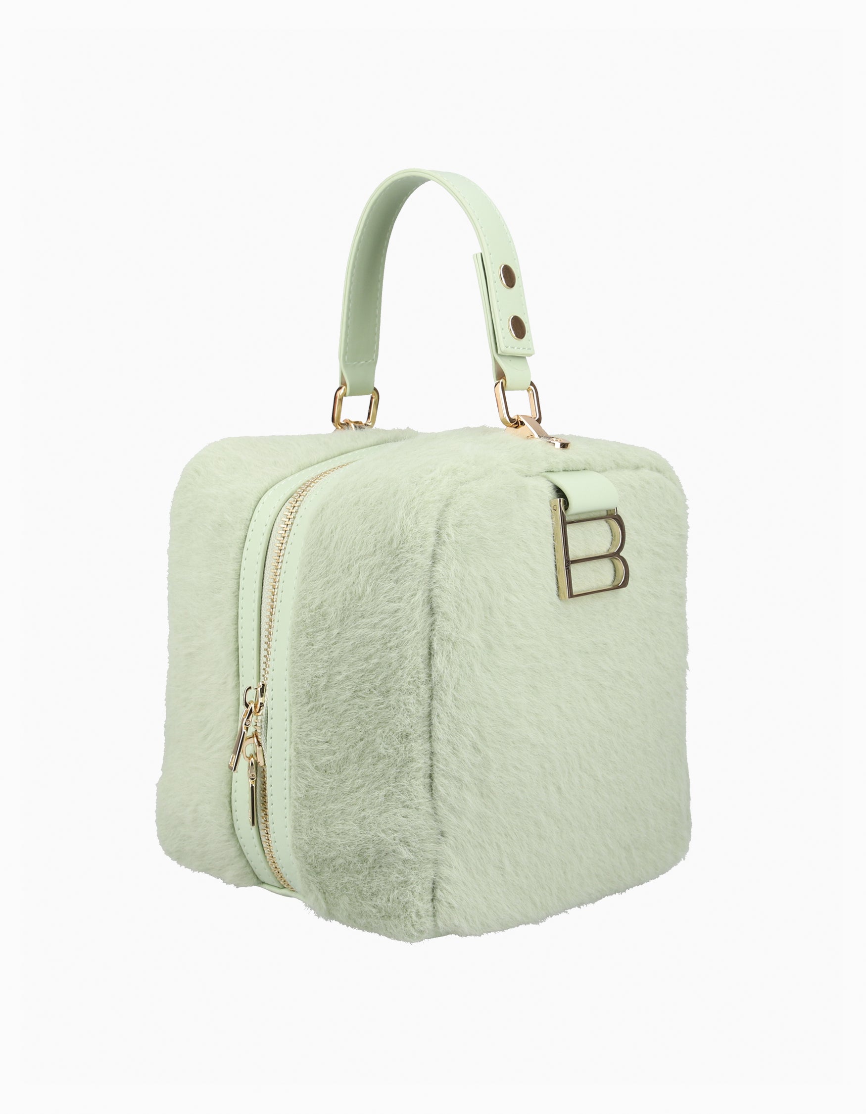 BIBIY. MADE | B. FUR BOX BAG GREEN｜Bibiy.