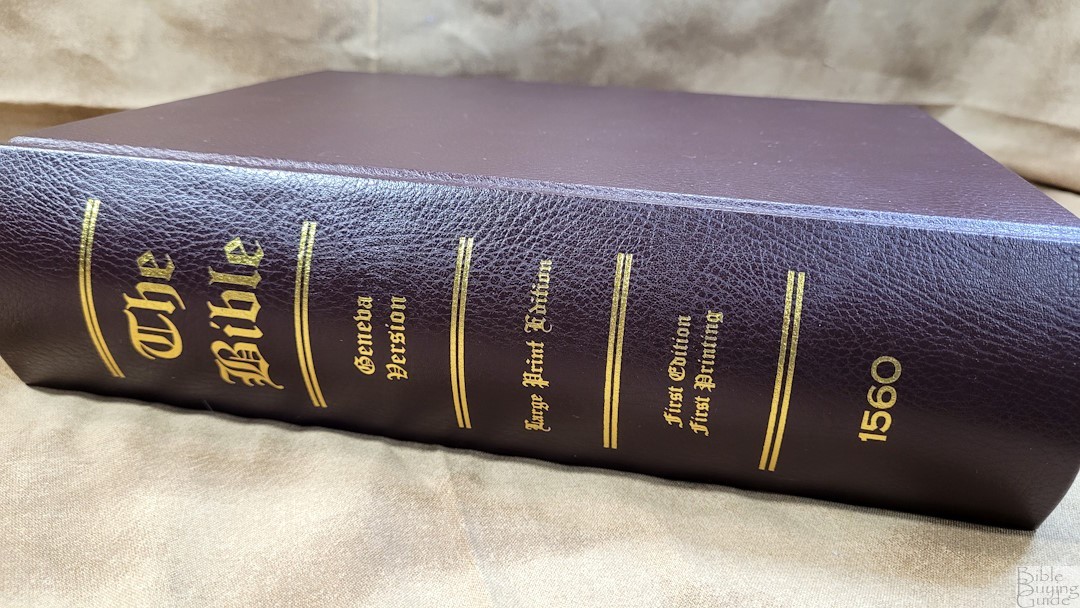 1560 Geneva Bible - Regular Facsimile Edition - Bible Buying Guide