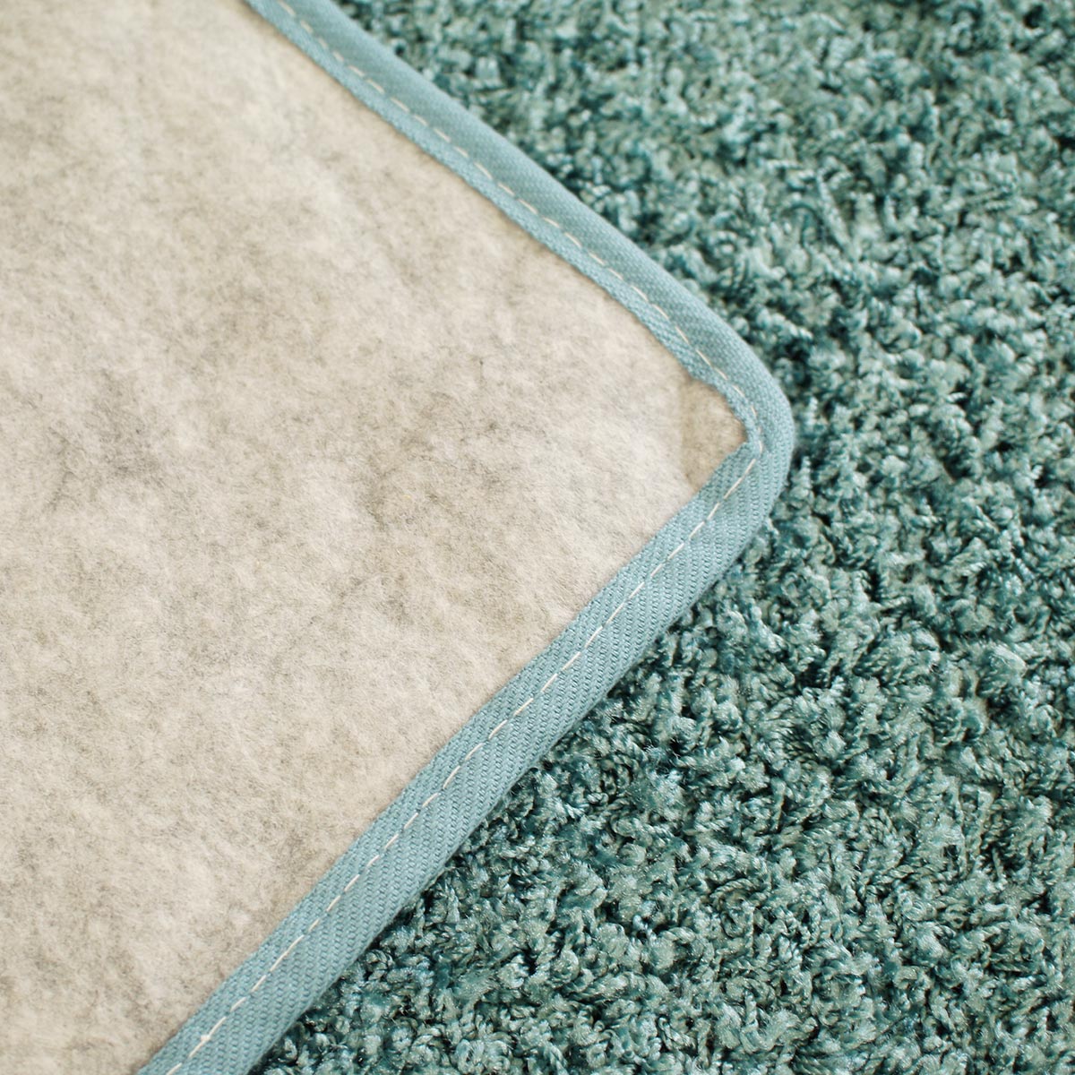 大人気！高級ナイロン素材100％のツイストシャギー楕円形ラグ