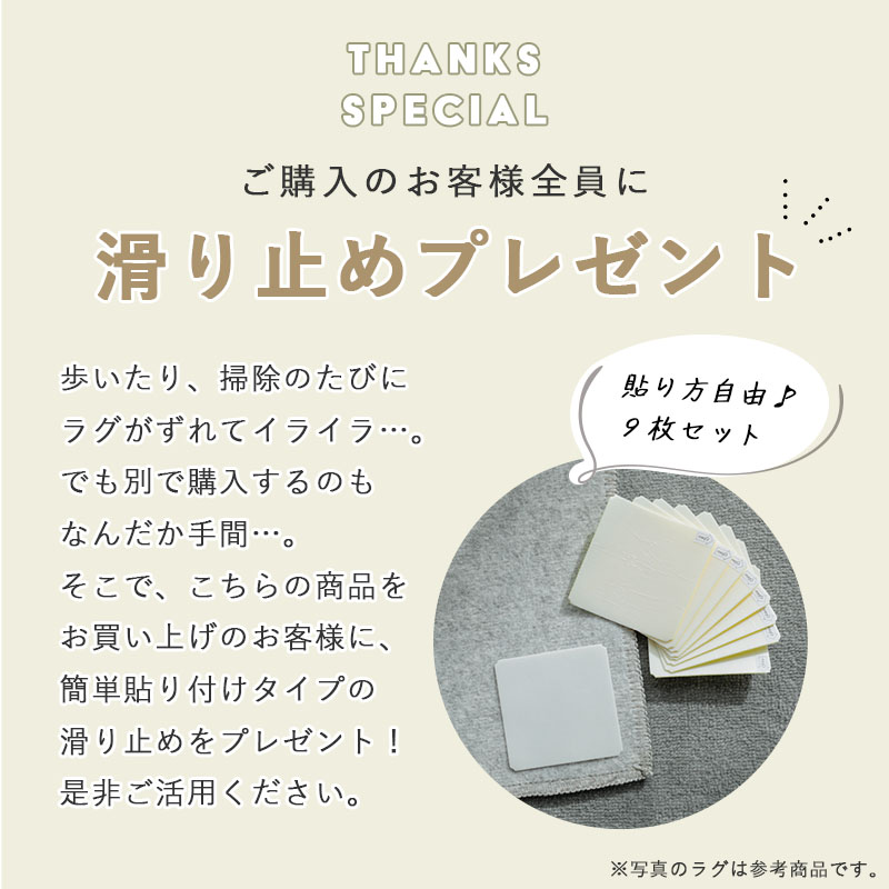 抗ウイルス・アレル物質低減で肌に優しい洗えるラグ『ベルベル』- ラグ