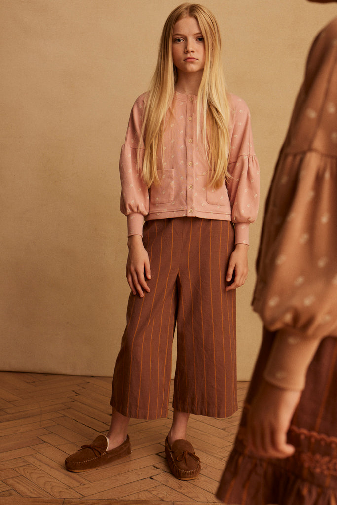 Apolina Tippi Culotte Trouser Winter Stripe Hazel | BIEN BIEN