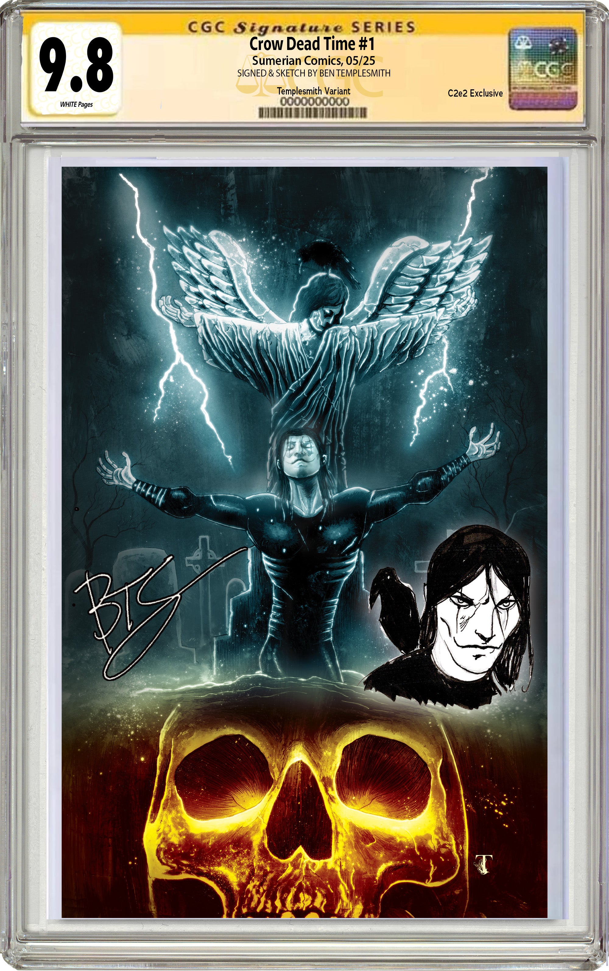 CROW DEAD TIME #1 BEN TEMPLESMITH C2E2 EXCLUSIVE VARIANT COVERS