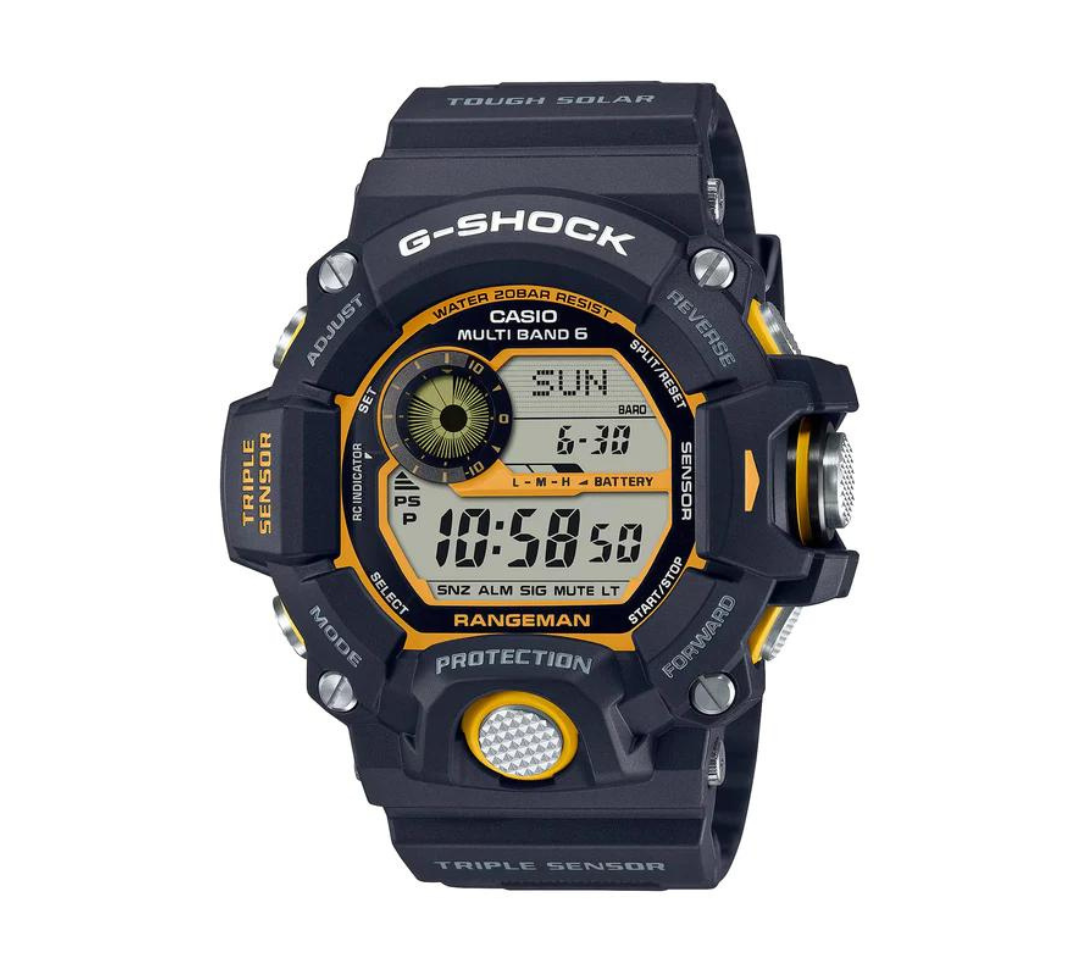 G-Shock • GW9400Y-1 Yellow Accent Series Rangeman Men's Watch