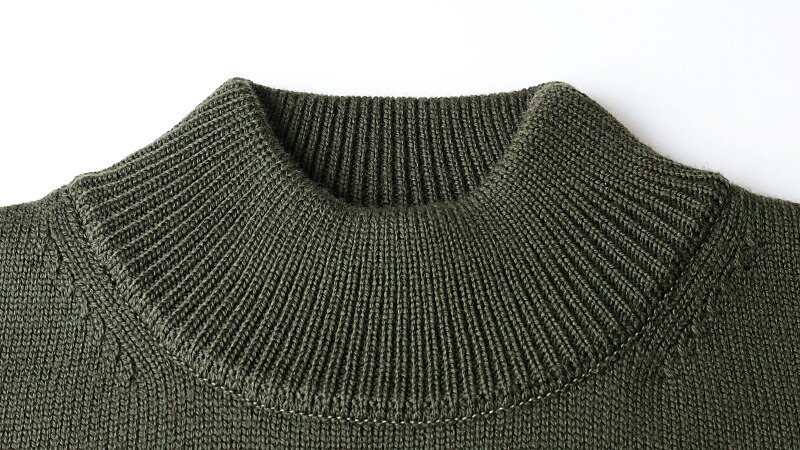 ムーンキャッスル MOONCASTLE/ヘビーウェイト メリノ ウール モック