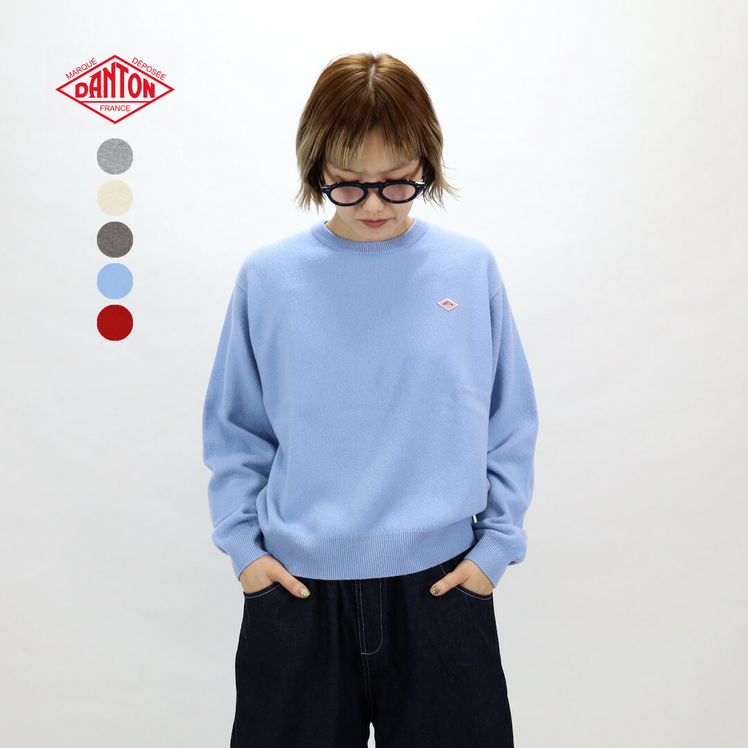 ダントン DANTON/ラムウール クルーネック ニットプルオーバー DT