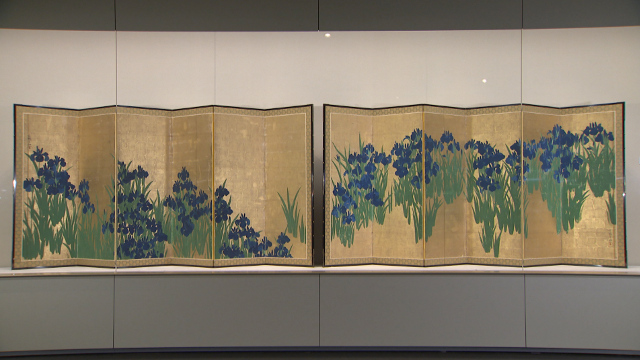 尾形光琳『燕子花図屏風(かきつばたずびょうぶ)』の公開日や意味は