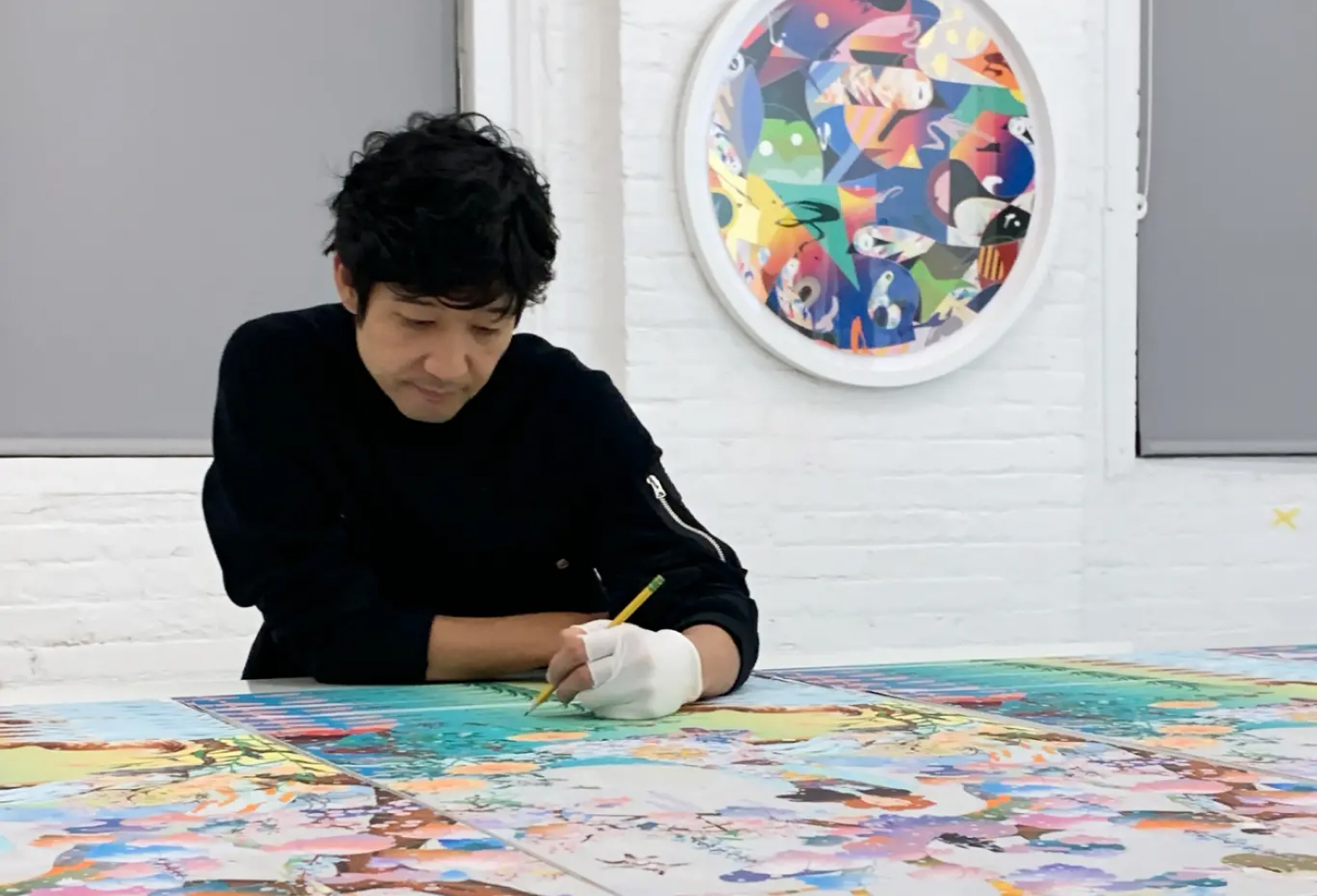 松山智一「Turn Up Remember, 2021」期間限定ポスター予約販売