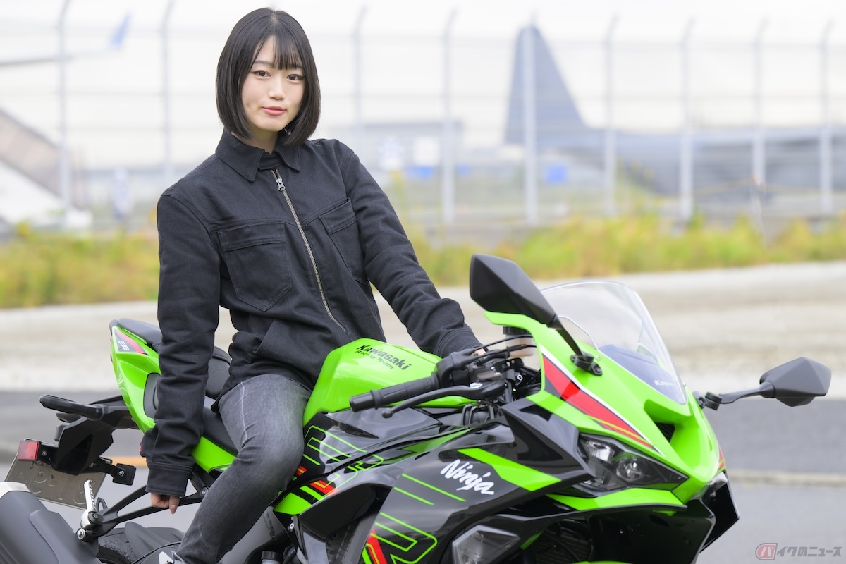 ロマンを感じる凄いマシン！ つぐみライダーがカワサキ「Ninja ZX-6R