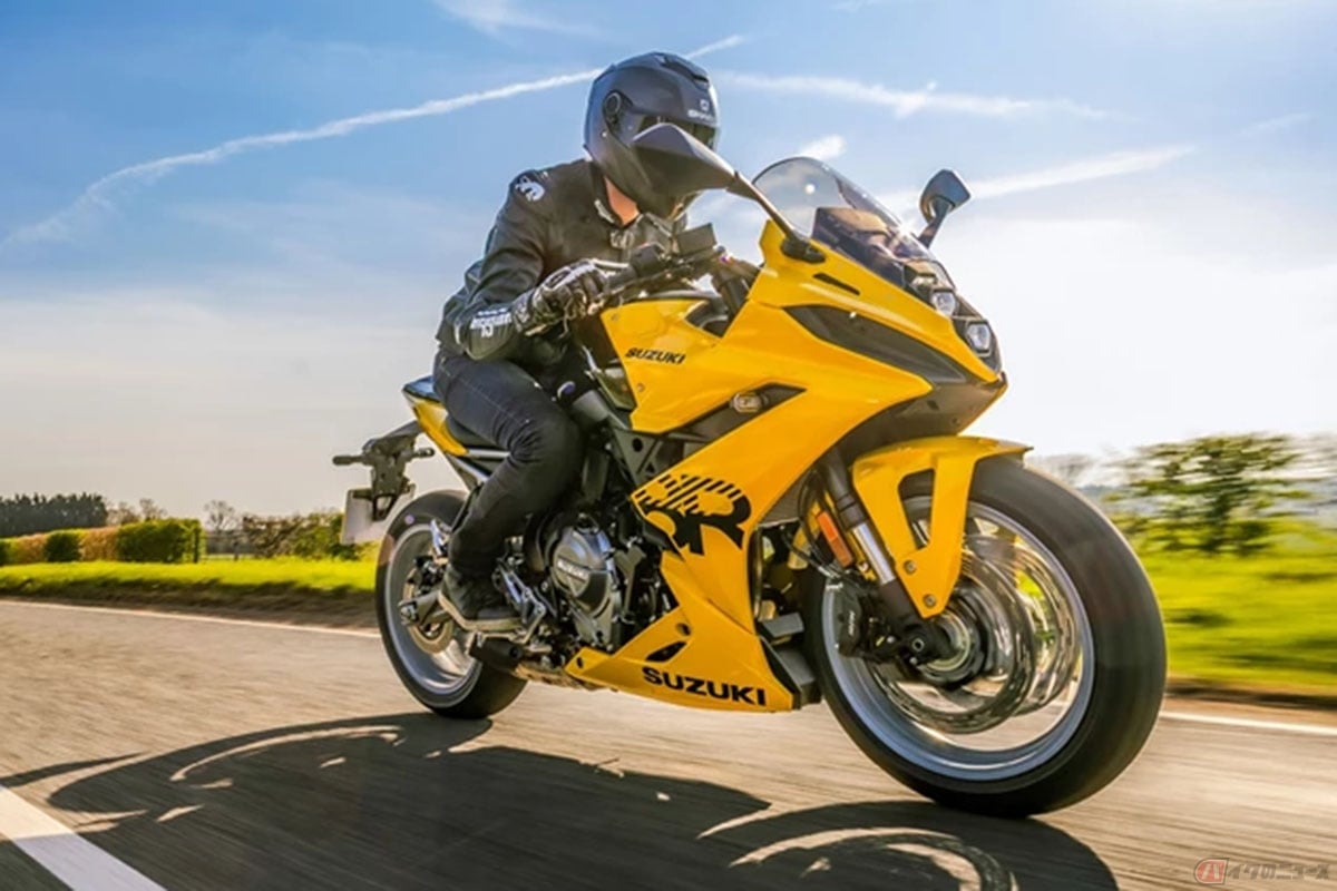 スズキのフルカウルスポーツは「黄色」もよく似合う!? 「GSX-8R」の