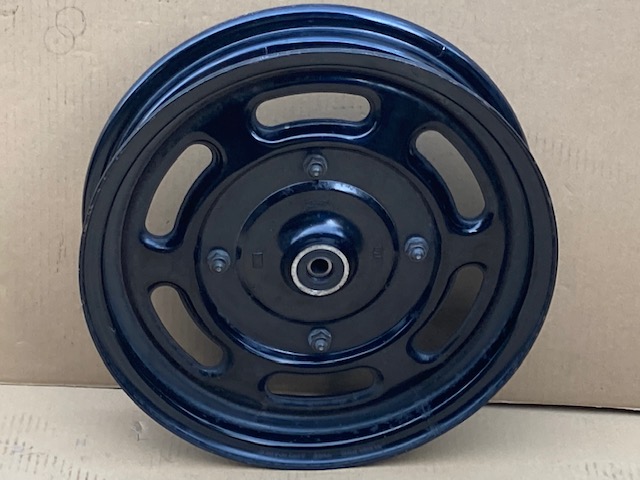 純正エイプ 50 100 フロントホイール KV7-3 純正黒12x2.50