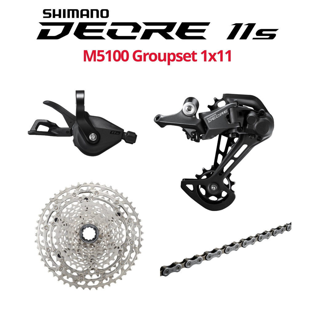 Shimano Deore 11s M5100 Groupset, 1x11, w/o crankset