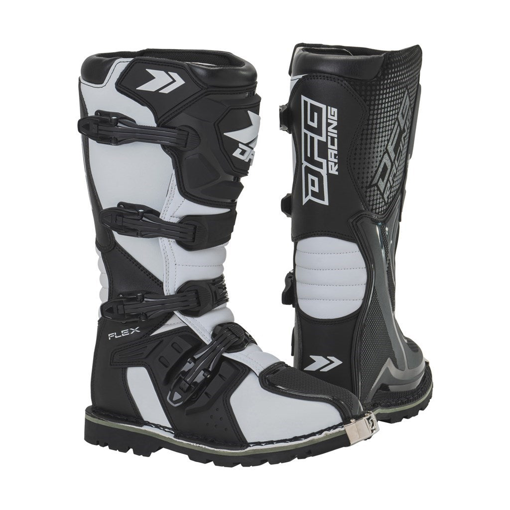 フレックスブーツ オフロード ブラック/ホワイト – バイクマン