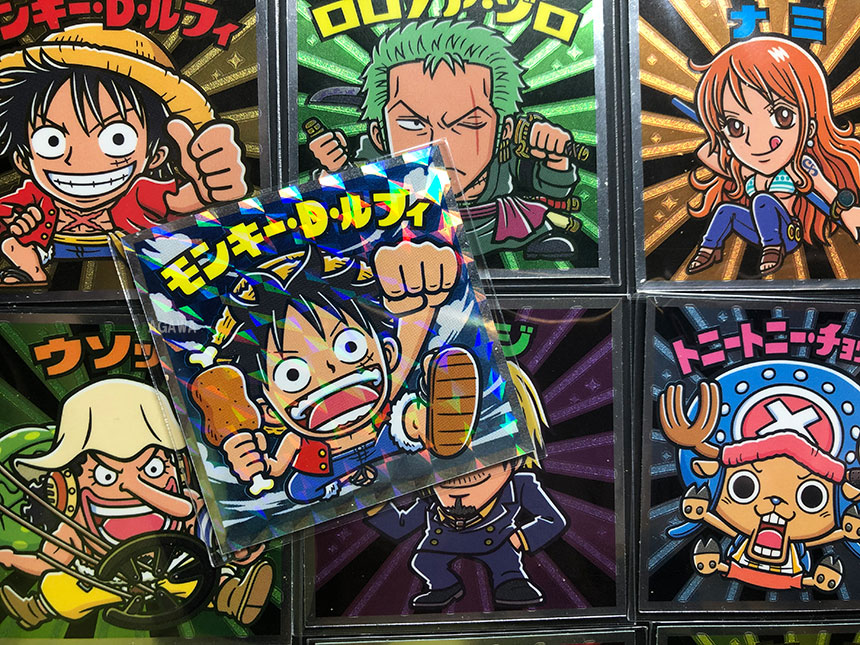 ワンピースマンチョコ1（超新星編・新世界編）全52種シールリスト2016