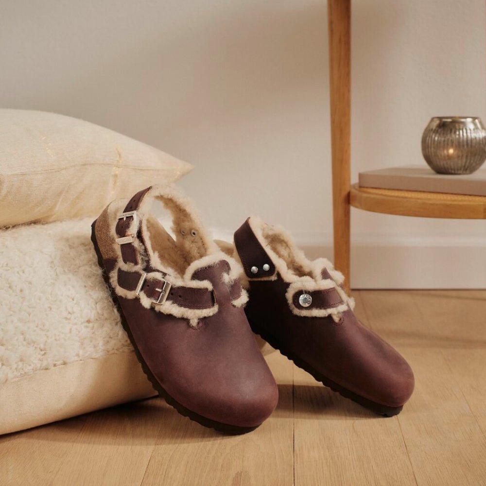 Tokio Shearling | Oiled Leather | Habana Brown – Birkenstock Midtown
