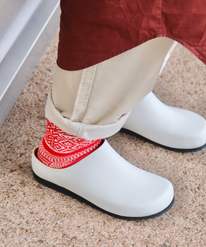 ベネクシー】270 スリム/エクリュ ナチュラルレザー/クロッグ メンズ