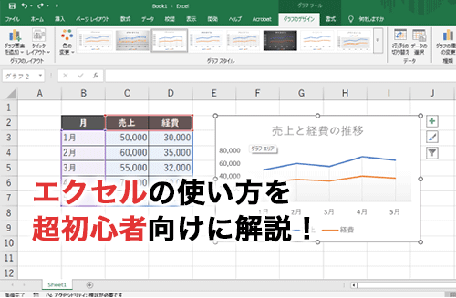 2026】エクセルの使い方を超初心者向けに解説！画面構成・基本操作