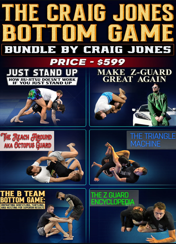 Craig Jones Down Under Bottom Game DVD Bundle Review - BJJ World