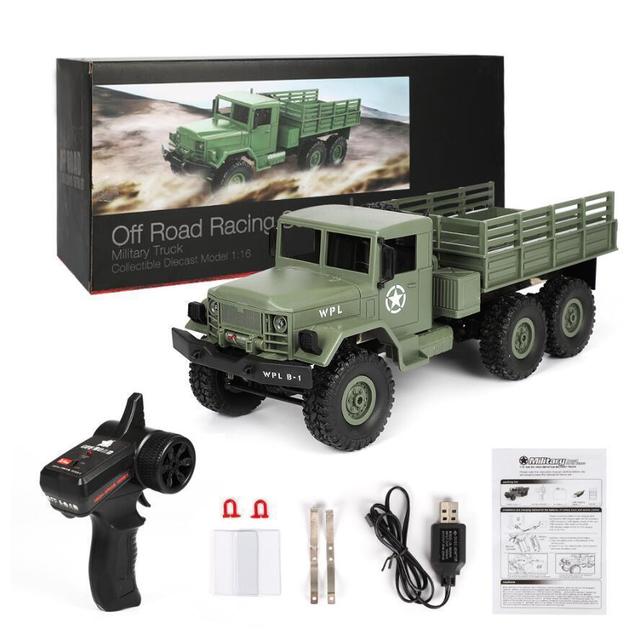 WPL B16 1:16 RC Car 6WD Off-Road Military Truck | bometoys