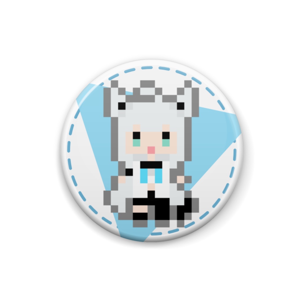 白上フブキ 缶バッジ - TK.Factory - BOOTH