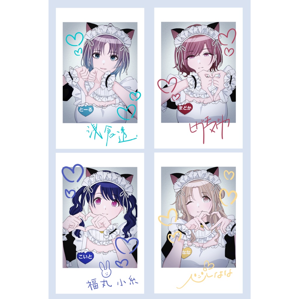 インスタントフォト風カード - 掛見/ラクチフロラ - BOOTH