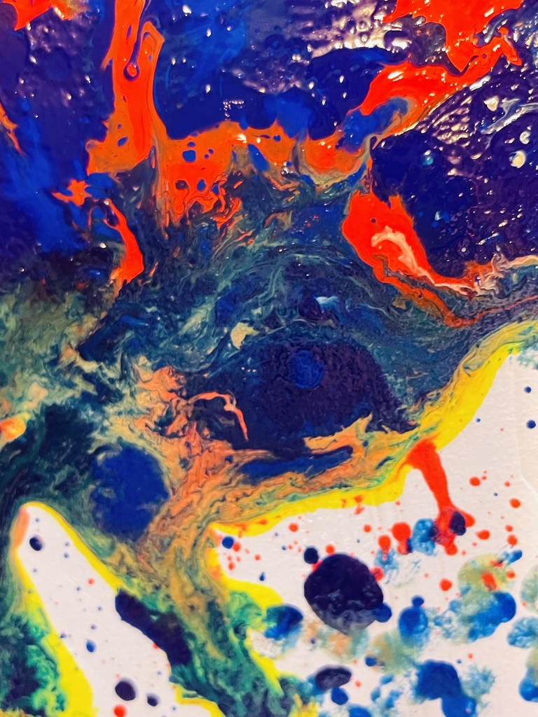 アクリル画 抽象画 原画 フルイドアート - 13's ART - BOOTH