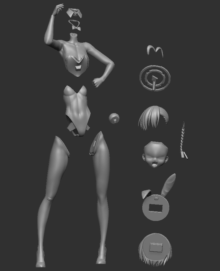 ブルーアーカイブ 美甘ネル バニーガール （1/7スケール） - eyedea