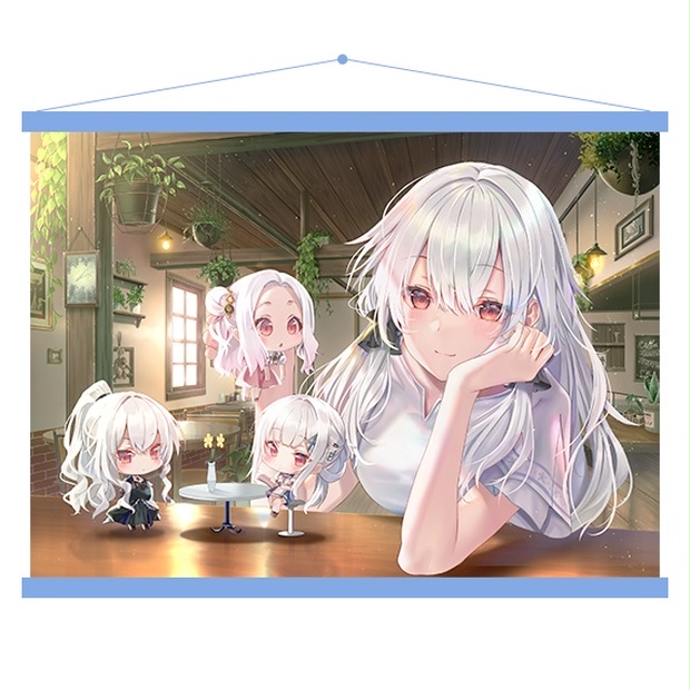 白昼夢の青写真 in her Shoes」B2タペストリー＜まどろみティータイム