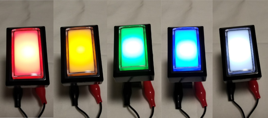 beatmania IIDXコントローラ用三和・芝ボタン両対応LEDランプ - conn