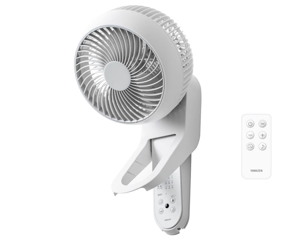 商品情報_DCモーター壁掛けサーキュレーター(18畳まで) | 山善の商品