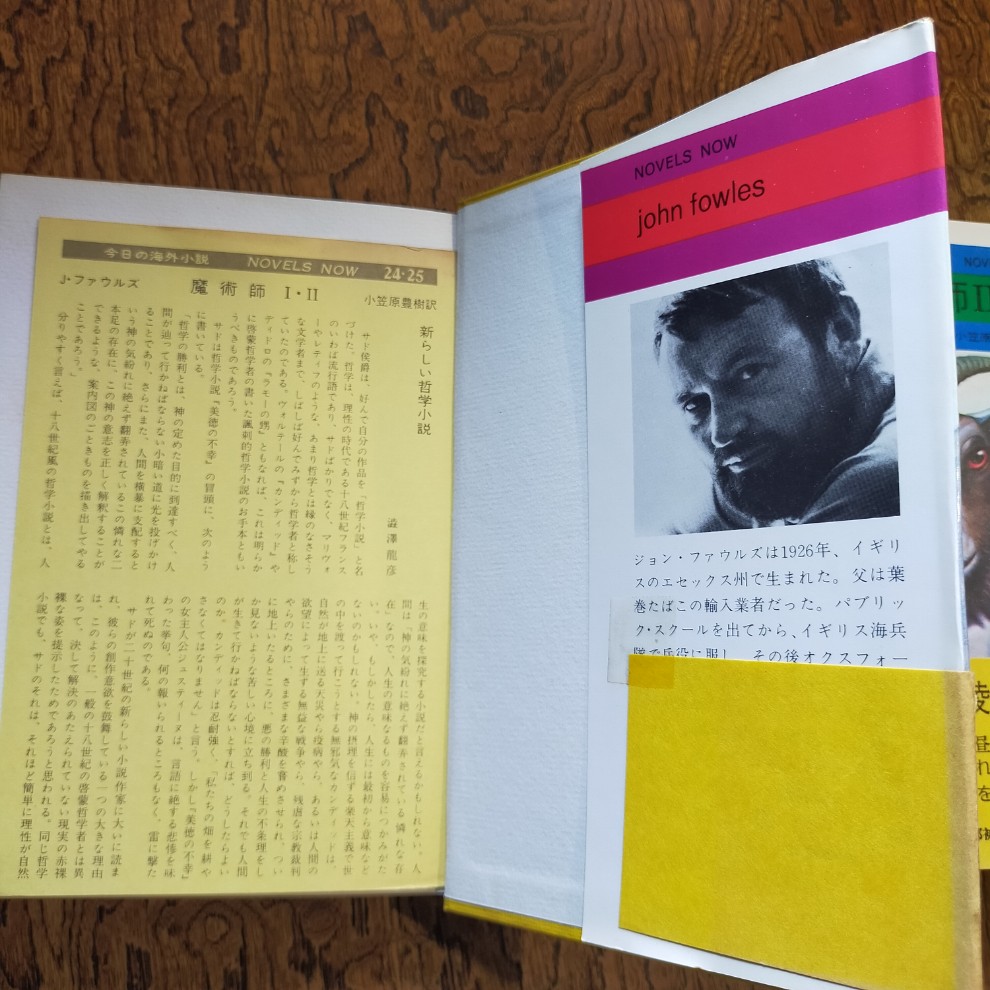 魔術師Ⅰ Ⅱ ジョン・ファウルズ 二冊セット – ブックカフェ テューア