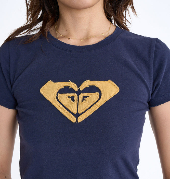 OUTLET】Roxy ROXY×NANAHA S/S TEE ウィメンズ 半袖Tシャツ チビt 丈