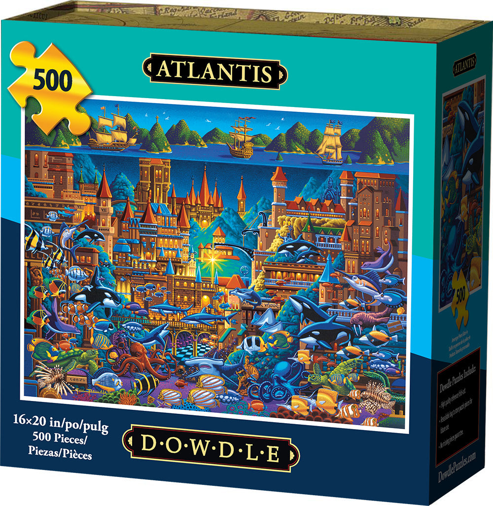 Atlantis | 500 Piece Dowdle Jigsaw Puzzle