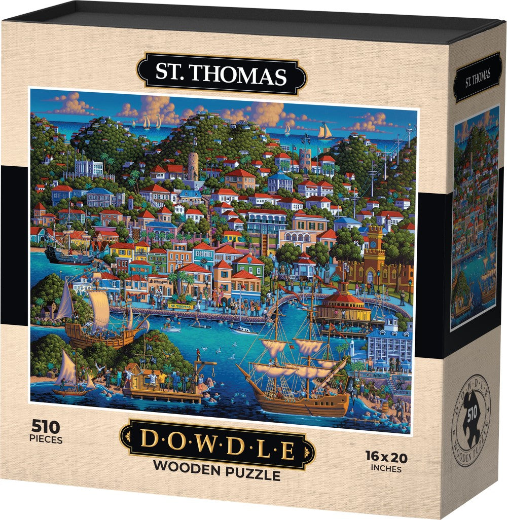 St. Thomas - Wooden Puzzle | Dowdle Folk Art