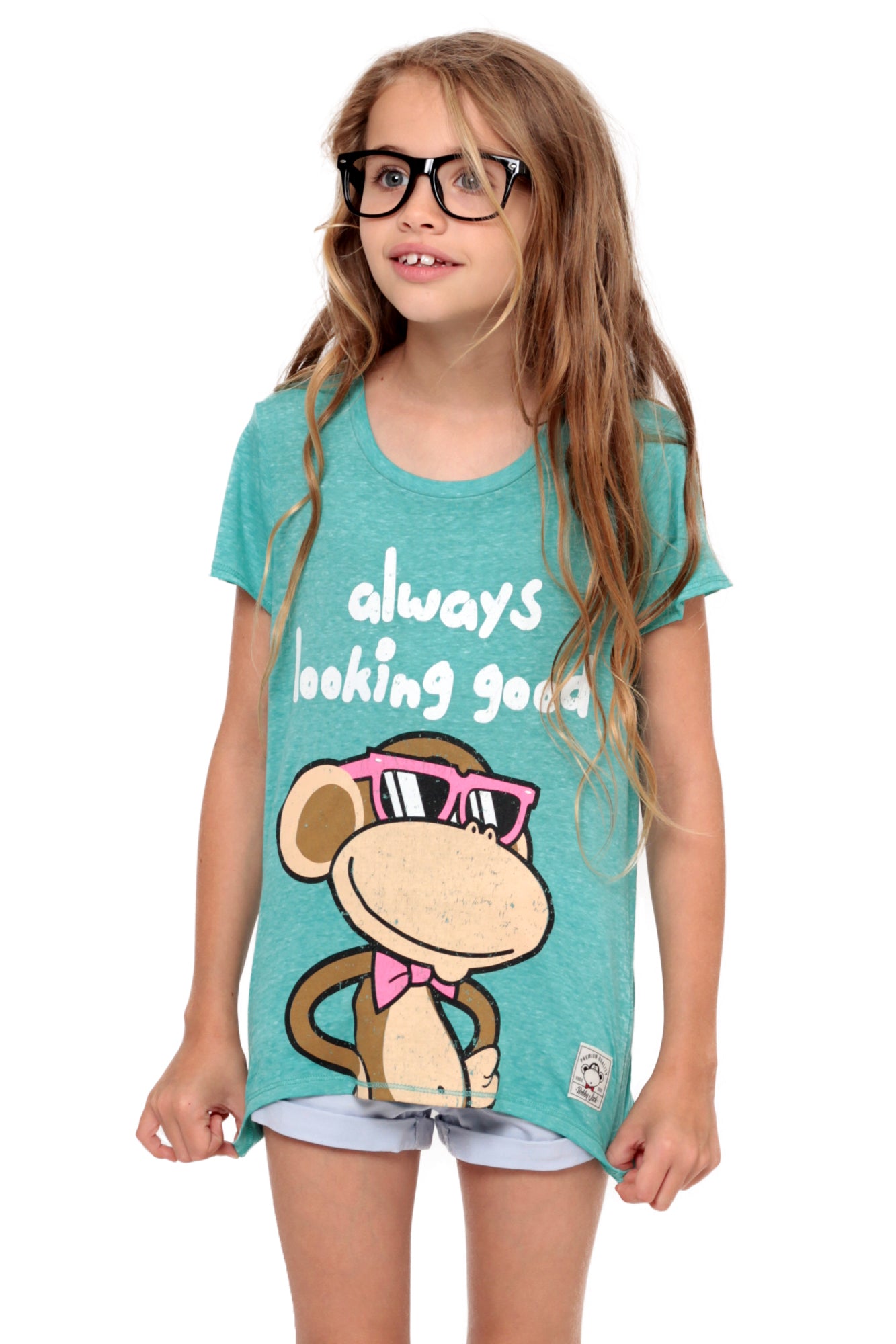 Bobby Jack Always Looking Good | Girls Crop Top - Aqua – Bobby