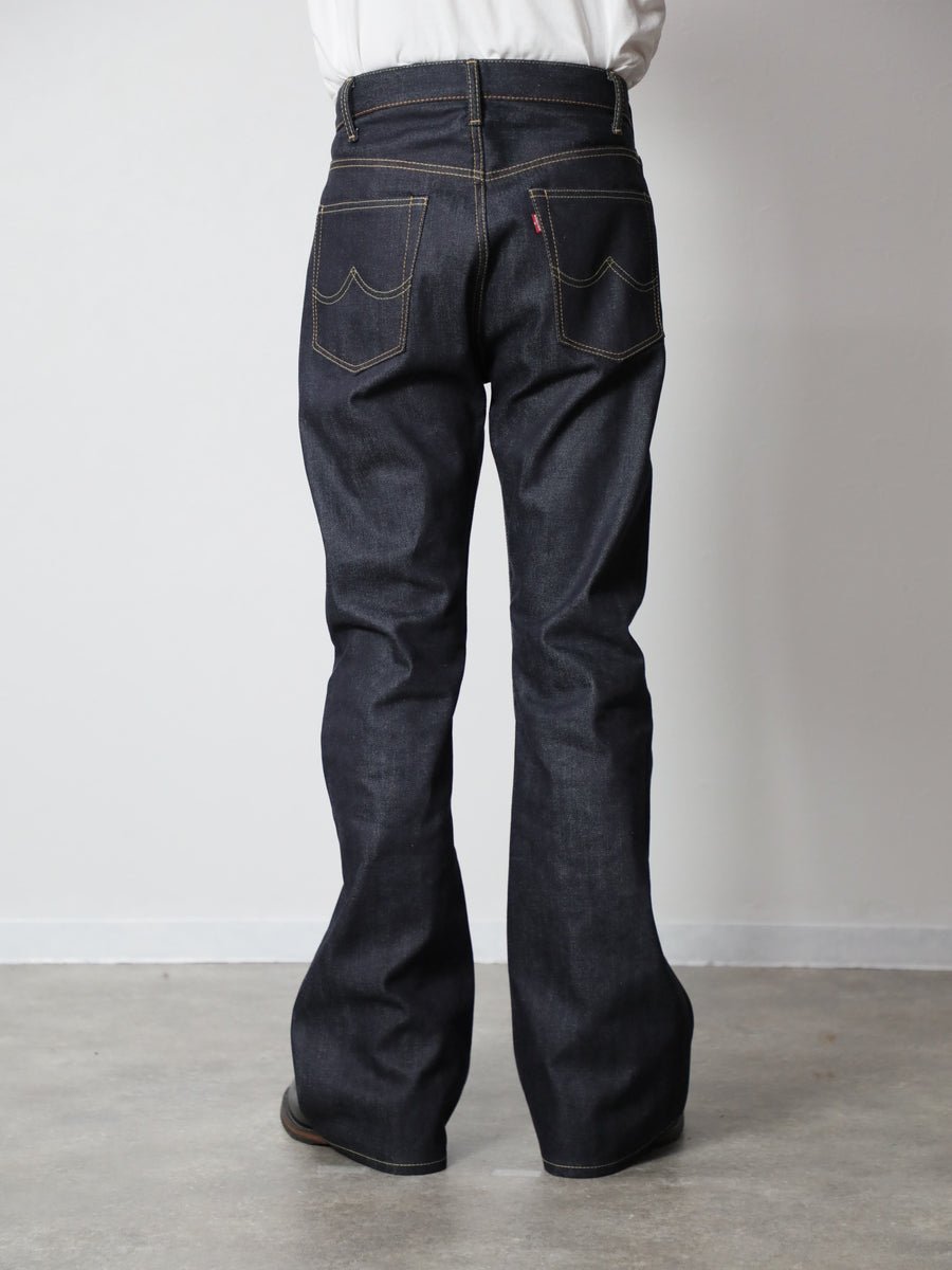 B-1969-XX-F-004 Flare Jeans Rigid, made with Selvedge Denim from